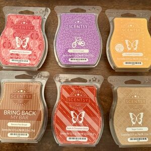 SCENTSY wax bars. Set of Six full bars